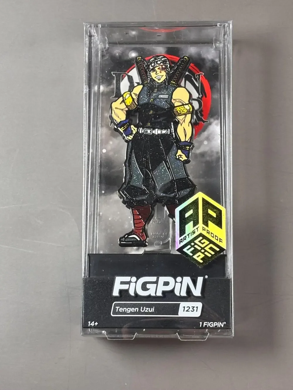 FiGPiN Demon Slayer Tengen Uzui Glitter #1231 NYCC 2023 Chalice Exclusive AP